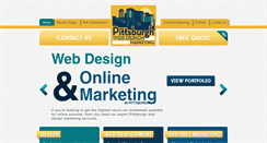 Desktop Screenshot of pittsburghwebdesignmarketing.com